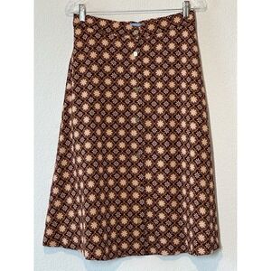 Draper James Floral Midi Skirt Multicolor Size S Modest Teacher